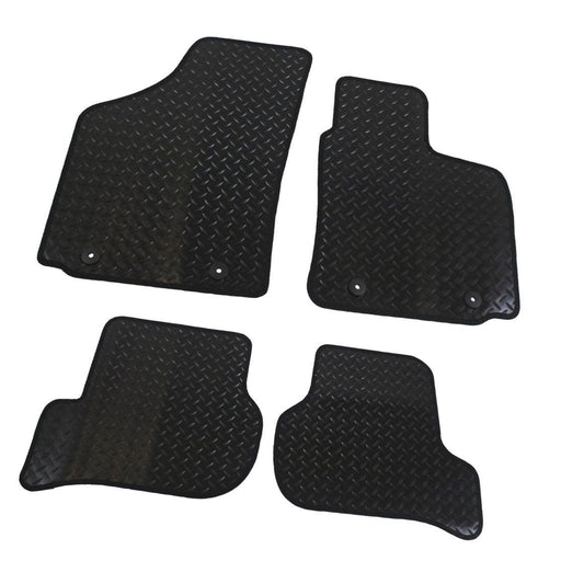 Tailored Rubber Mats for Seat Leon May 05-09 + Clips 2005 2006 2007 2008 2009 UKB4C  - Dynamic Drive