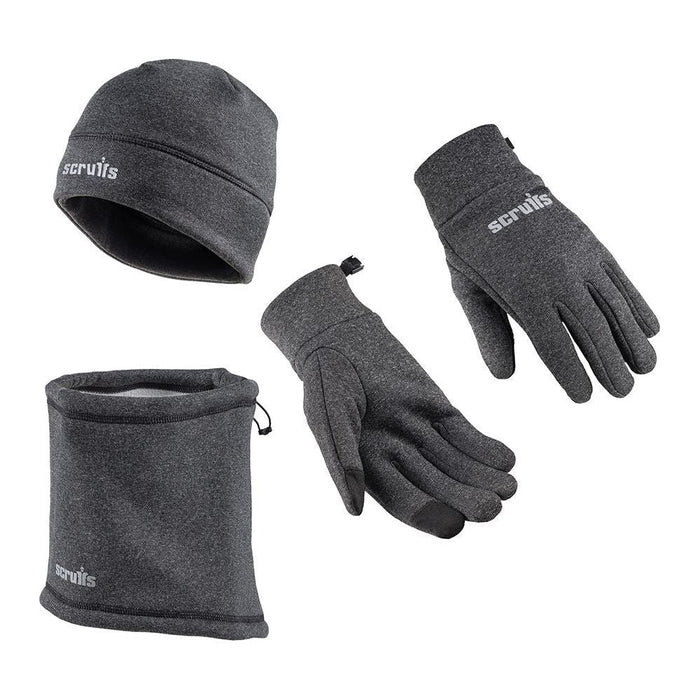 Scruffs Pro Winter Essentials Pack Graphite One Size Scruffs  - Dynamic Drive