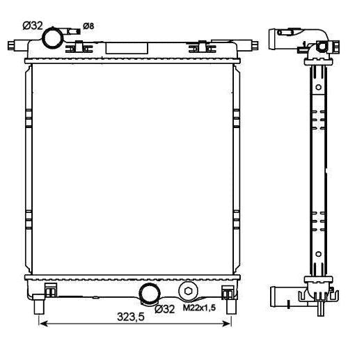 NRF Radiator 53101