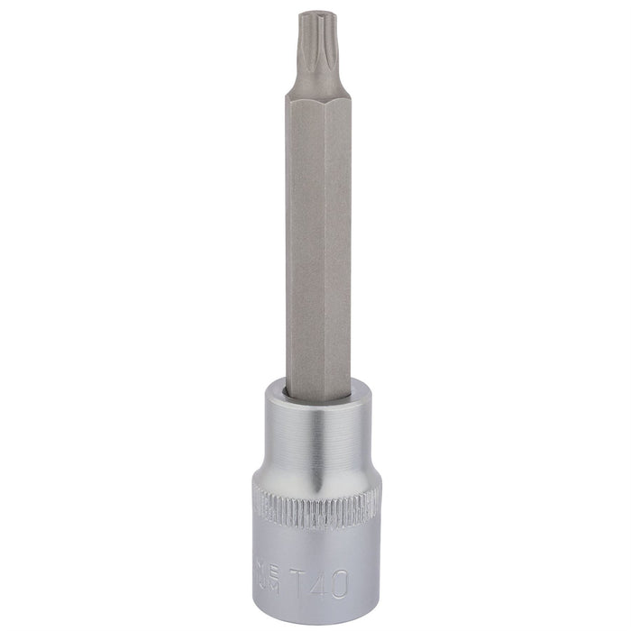 Draper TX-STAR Socket Bit, 1/2" Sq. Dr., T40 x 100mm 16313