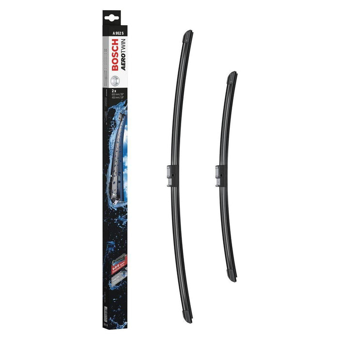 Bosch A952S Aerotwin Wiper Blade Set for Ford Focus C-Max/ Fits Citroen C5 2001>