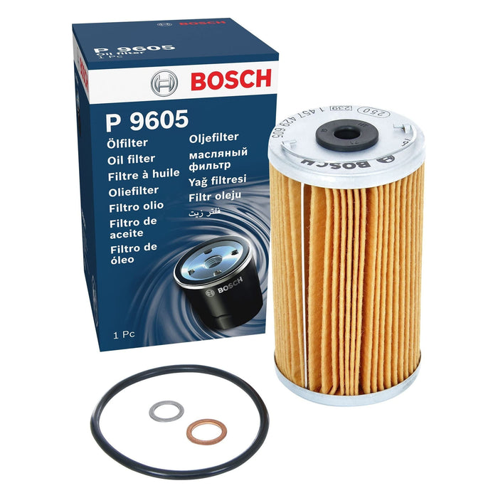 Genuine Bosch Cv Oil Filter P9605 fits Mercedes-Benz 190 E - 2.0 - 82-93 1457429