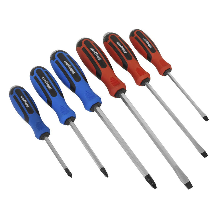 Sealey Screwdriver Set 6pc Hammer-Thru S0753 Siegen by Sealey  - Dynamic Drive