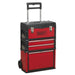 Sealey Mobile Steel/Composite Toolbox 3 Compartment AP548 Sealey  - Dynamic Drive