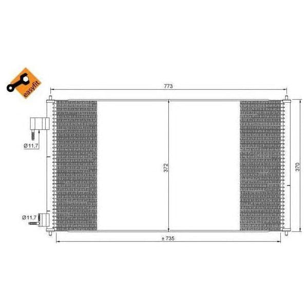 NRF Condenser 35681