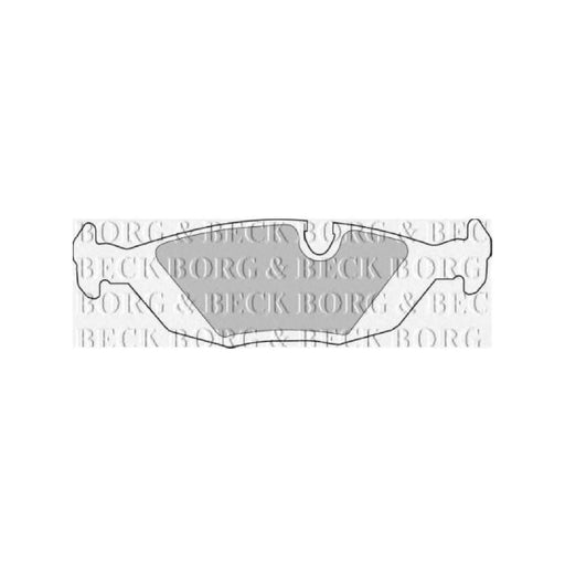 Genuine Borg & Beck Brake Pads fits Saab 900 Volvo 440460 88 BBP1284 Borg & Beck  - Dynamic Drive