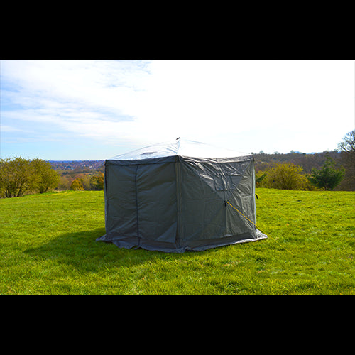 Event Shelter Gazebo 3.6m x 3.6m Outdoor Camping Motorhome Caravan Maypole  - Dynamic Drive