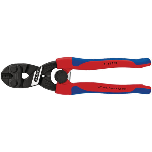 Draper Knipex Cobolt 71 12 200 SB Compact Bolt Cutters with Sprung Handles, 200m Draper  - Dynamic Drive