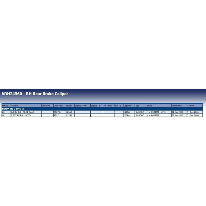 Blue Print ADH24560 Brake Caliper