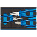 1x 3 Piece Draper Expert Quality Heavy Duty Plier Set in EVA Drawer insert Tray Draper  - Dynamic Drive