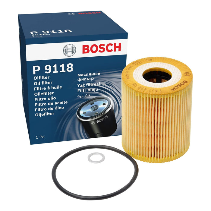 Bosch Car Oil Filter P9118 fits Land Rover Range Rover TD - 3.0 - 02-09 14574291