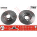 Genuine TRW Brake Disc (Pair) DF4036 TRW  - Dynamic Drive