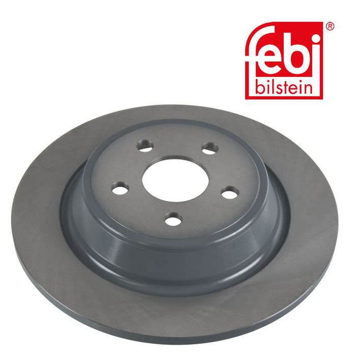 Genuine FEBI Rear Brake Discs & Pads Set Solid for Ford Galaxy Febi Bilstein  - Dynamic Drive