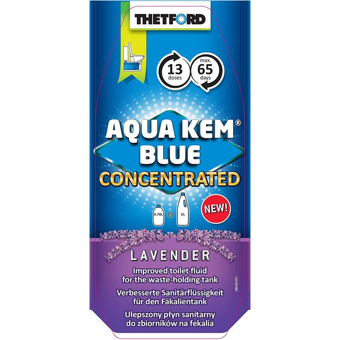 Thetford Aqua Kem Blue Lavender 780Ml Concentrate Toilet Cassette Fluid