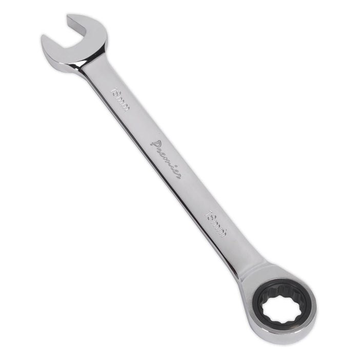 Sealey Ratchet Combination Spanner 18mm RCW18