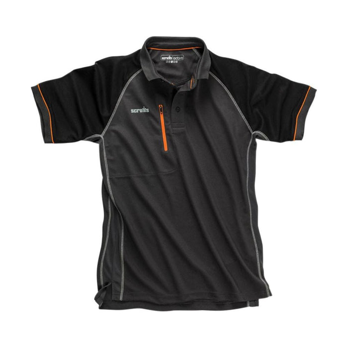 Scruffs Trade Active Polo Graphite M Scruffs  - Dynamic Drive