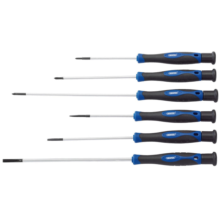 Draper Extra Long Precision Screwdriver Set (6 Piece) 28119