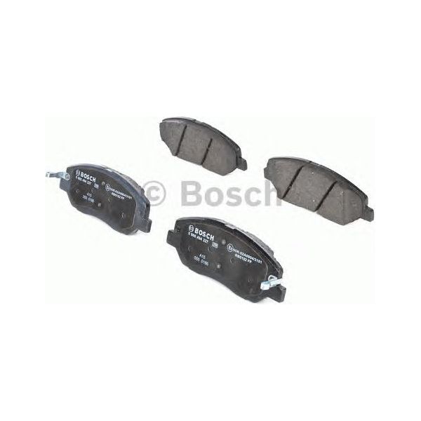 Genuine Bosch Brake Pad Set Bp1162 fits Hyundai Santa Fe CRDi - 2.2 - 09-13 0986