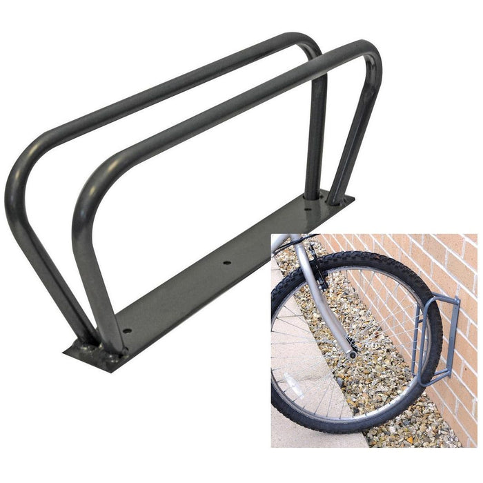 Silverline Bike Stand Bicycle Rack Storage Hook Wall Mountable Single 250707