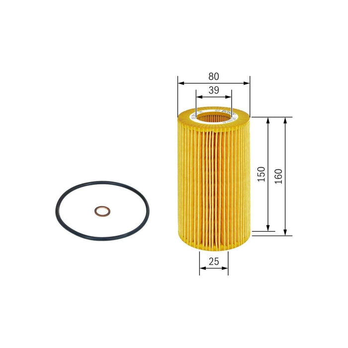 Genuine Bosch Car Oil Filter P9141 fits Land Rover Range Rover - 4.4 - 02-05 145