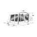 Outwell Jonesville 290SA Flex Drive-Away Awning Campervan 175 - 200 cm Outwell  - Dynamic Drive