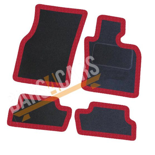 Tailored Red Trim Carpet Mats for Mini 14-18 (F56) 2014 2015 2016 2017 2018 UKB4C  - Dynamic Drive