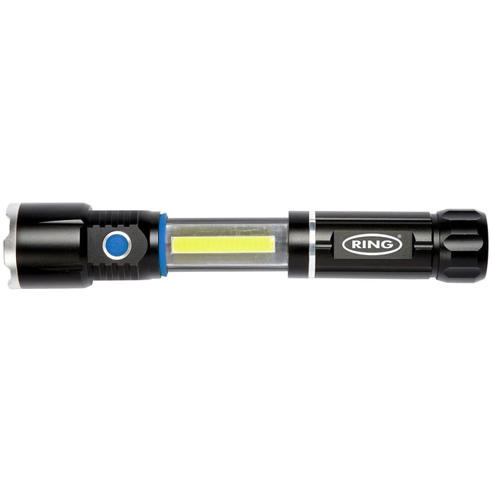 CCA Ring Telescopic LED Torch with Lamp - RT5195