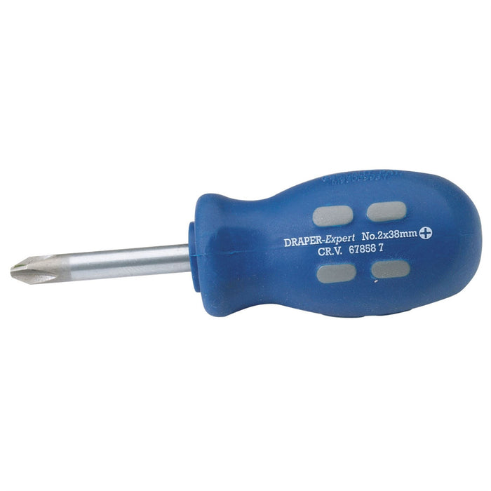 Draper Cross Slot Mechanic's Screwdriver, 38mm, No.2 (Sold Loose) 67858 Draper  - Dynamic Drive