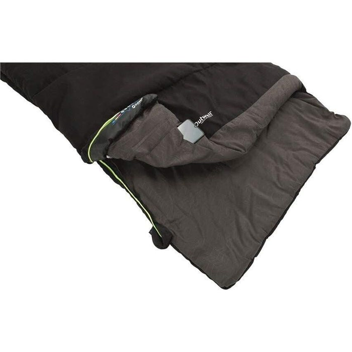 Outwell Celebration Luxury Single Sleeping Bag - Black - 2 Season Outwell  - Dynamic Drive