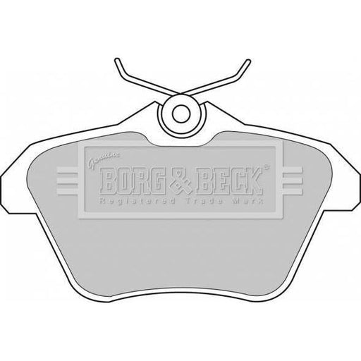 Genuine Borg & Beck Rear Brake Pads fits Alfa Romeo 156 166 1998 BBP1699 Borg & Beck  - Dynamic Drive