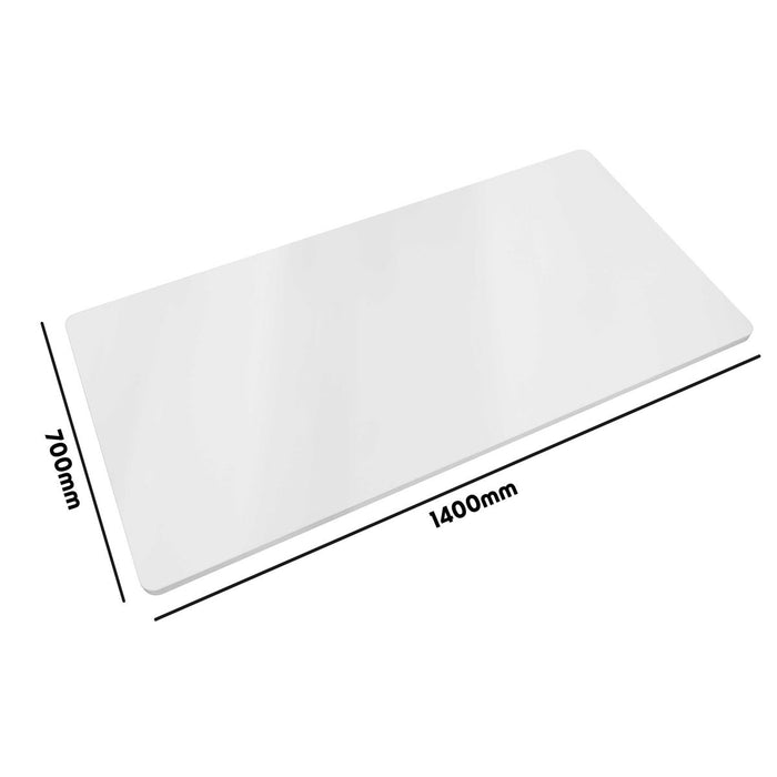 Dellonda White Rectangular Desktop