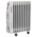 Sealey Oil Filled Radiator 2500W/230V 11-Element with Timer RD2500T Sealey  - Dynamic Drive