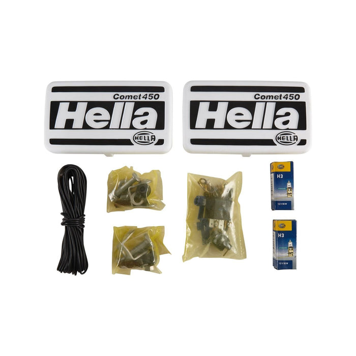 Hella Halogen-Fog Light Set Comet 450 12V 1NB 005 860-601 Hella  - Dynamic Drive