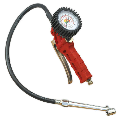 Sealey Tyre Inflator with Twin Push-On Connector SA9312 Sealey  - Dynamic Drive