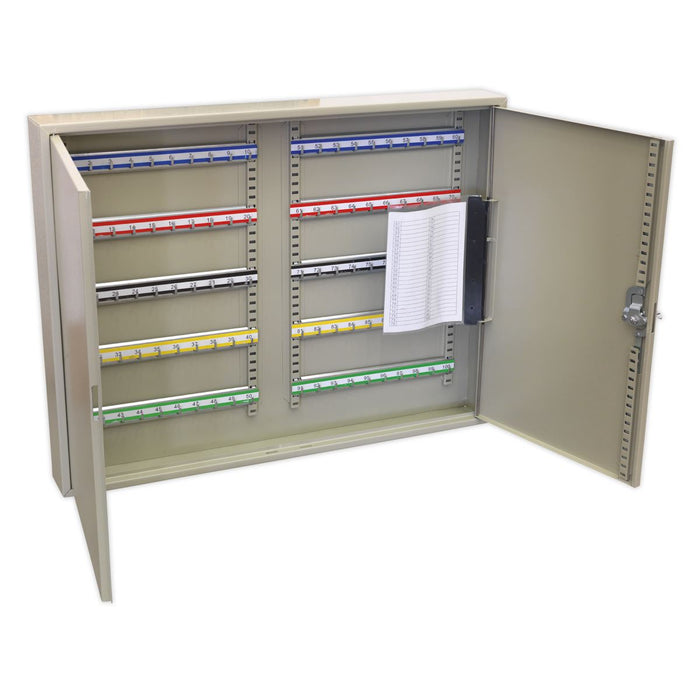 Sealey Key Cabinet 100 Key Capacity Wide SKC100W