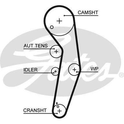 Gates Powergrip Timing Belt Kit fits VW Passat TDi - 1.9 - 00-05 K015569XS