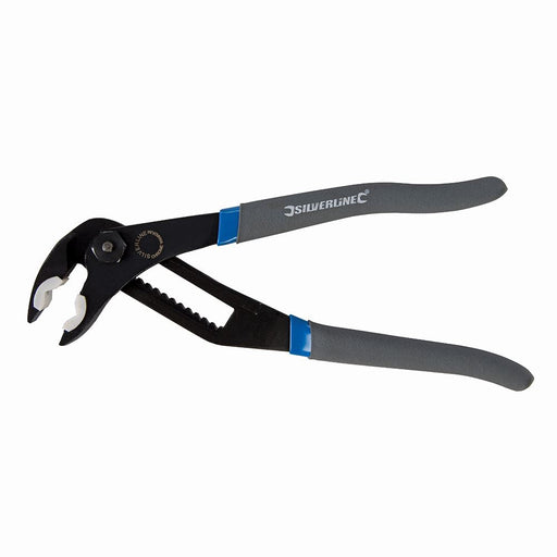 Silverline Quick Adjusting Soft-Jaw Pliers Length 280mm - Jaw 65mm Silverline  - Dynamic Drive