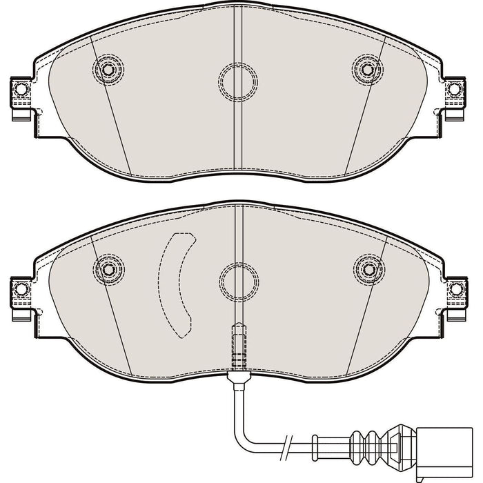 Apec Brake Pads Front Fits Audi Q3 S3 Sq2