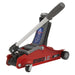 Sealey 180 Handle Low Profile Short Chassis Trolley Jack 2 Tonne - Red 2180LE Sealey  - Dynamic Drive