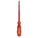 Draper XP1000 VDE Plain Slot Screwdriver, 3.5 x 100mm 64413 Draper  - Dynamic Drive