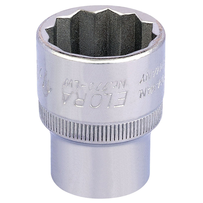 Draper Elora Whitworth Bi-Hexagon Socket, 1/2" Sq. Dr., 1/2" 24856