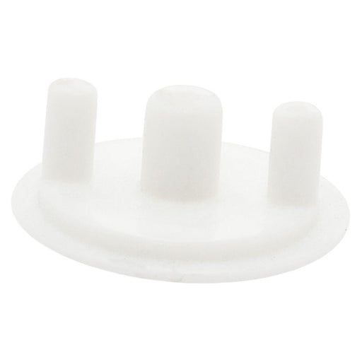 Top Hat Hinge Cover White Nova  - Dynamic Drive