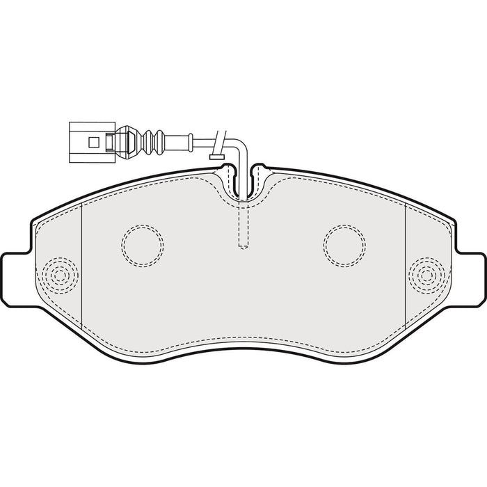 Genuine APEC Front Brake Discs & Pads Set Vented for Nissan Cabstar