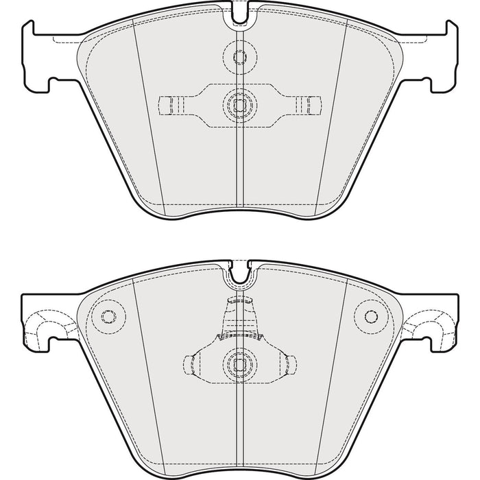 Apec Brake Pads Front Fits BMW X5 X6