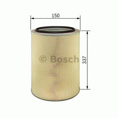 Bosch Cv Air Filter S9941 fits Mercedes-Benz LK/LN2 LK 817L - 6.0 4x2 - 95-98 14