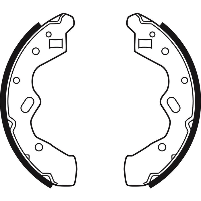 Apec Brake Shoe Rear Fits Mazda Demio