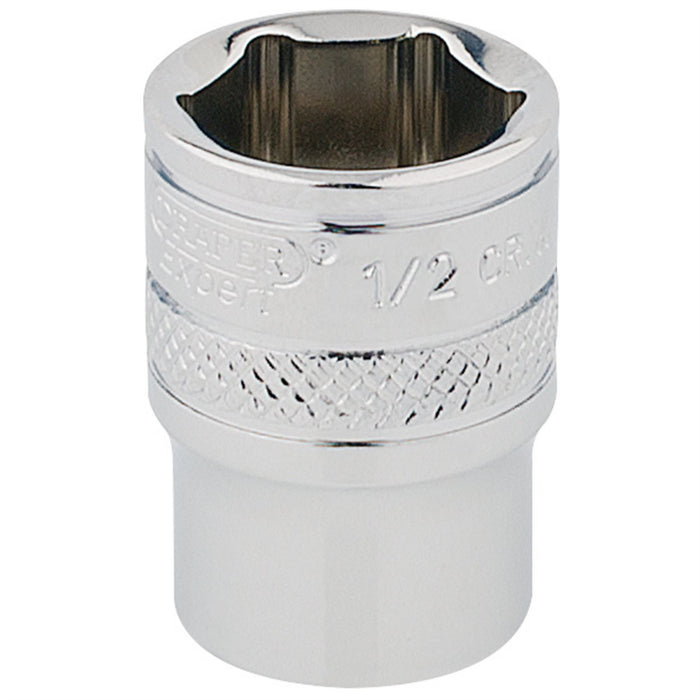 Draper HI-TORQ 6 Point Socket, 1/4" Sq. Dr., 1/2" 49010