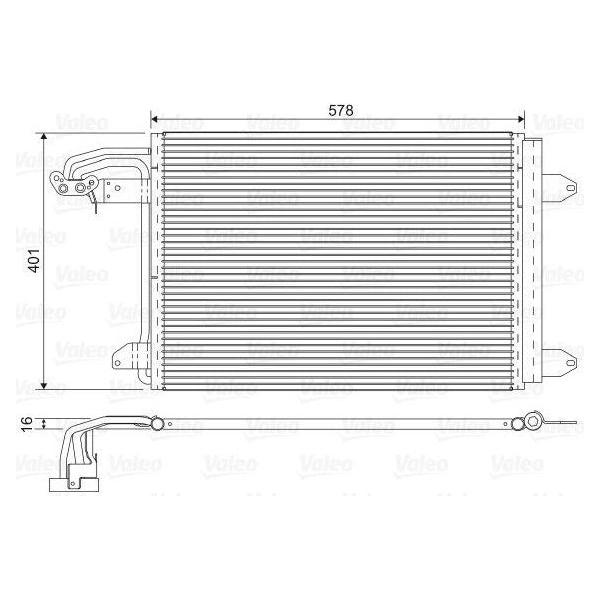 Genuine Valeo fits Condensers Volkswagen Golf V Valeo  - Dynamic Drive