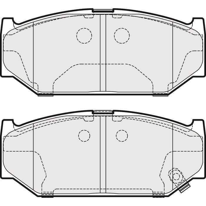 Apec Brake Pads Front Fits Suzuki Swift