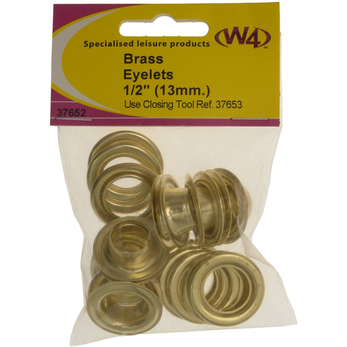 MDS1203 W4 Brass eyelets 1/2in (10pk) 37652 W4  - Dynamic Drive